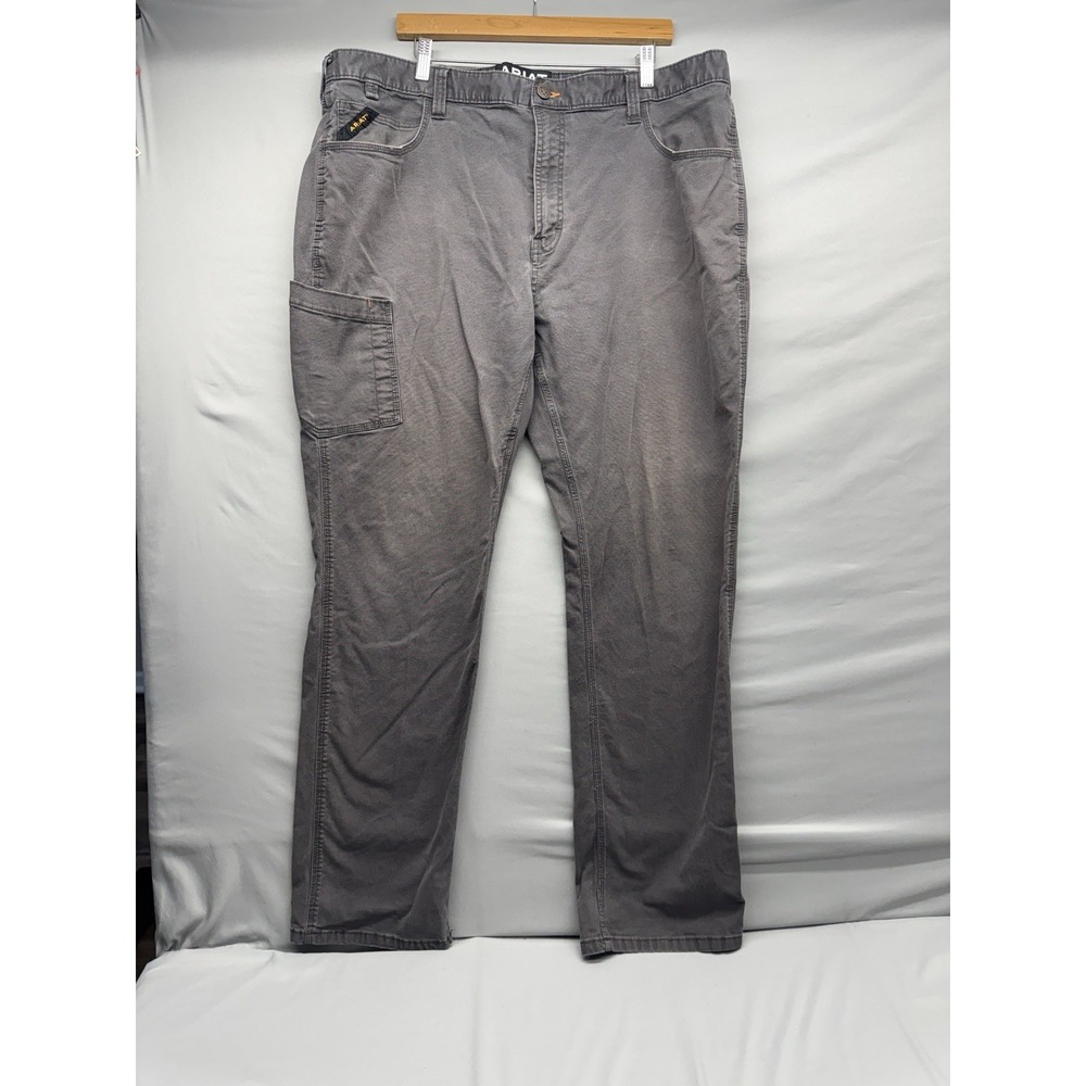Ariat Pants Rebar M4 Low Rise Straight Work Men 42x36 *read